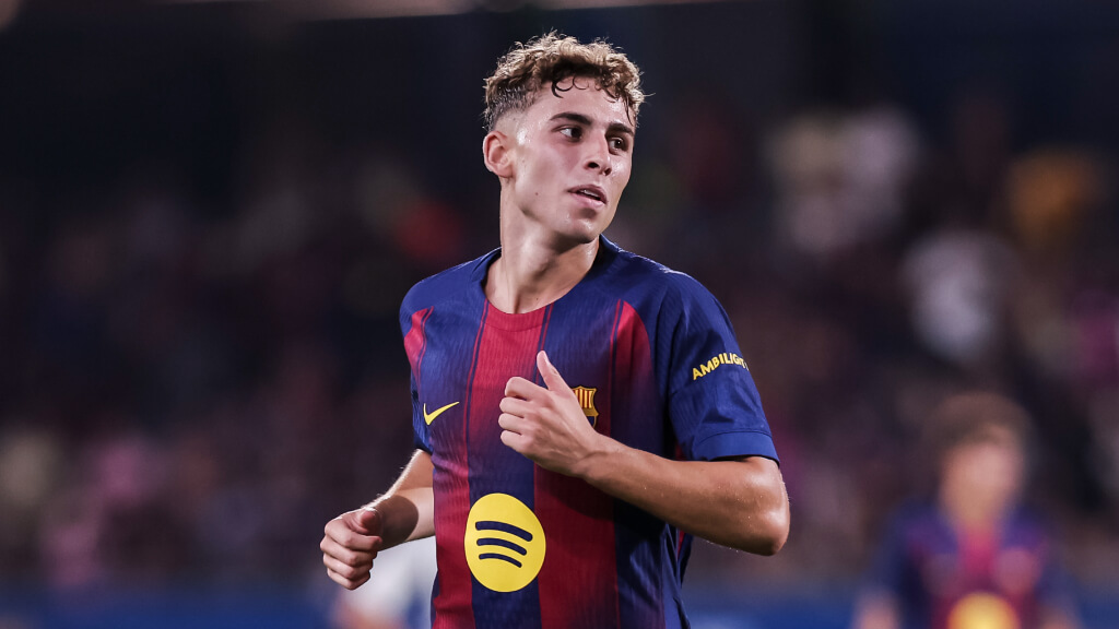 Fermín López durante un partido del FC Barcelona (Europa Press)