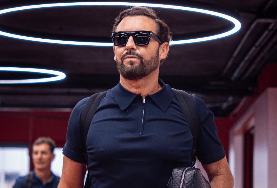 Pepe Bordalás llegando al Sánchez Pizjuán (Foto: Getafe)