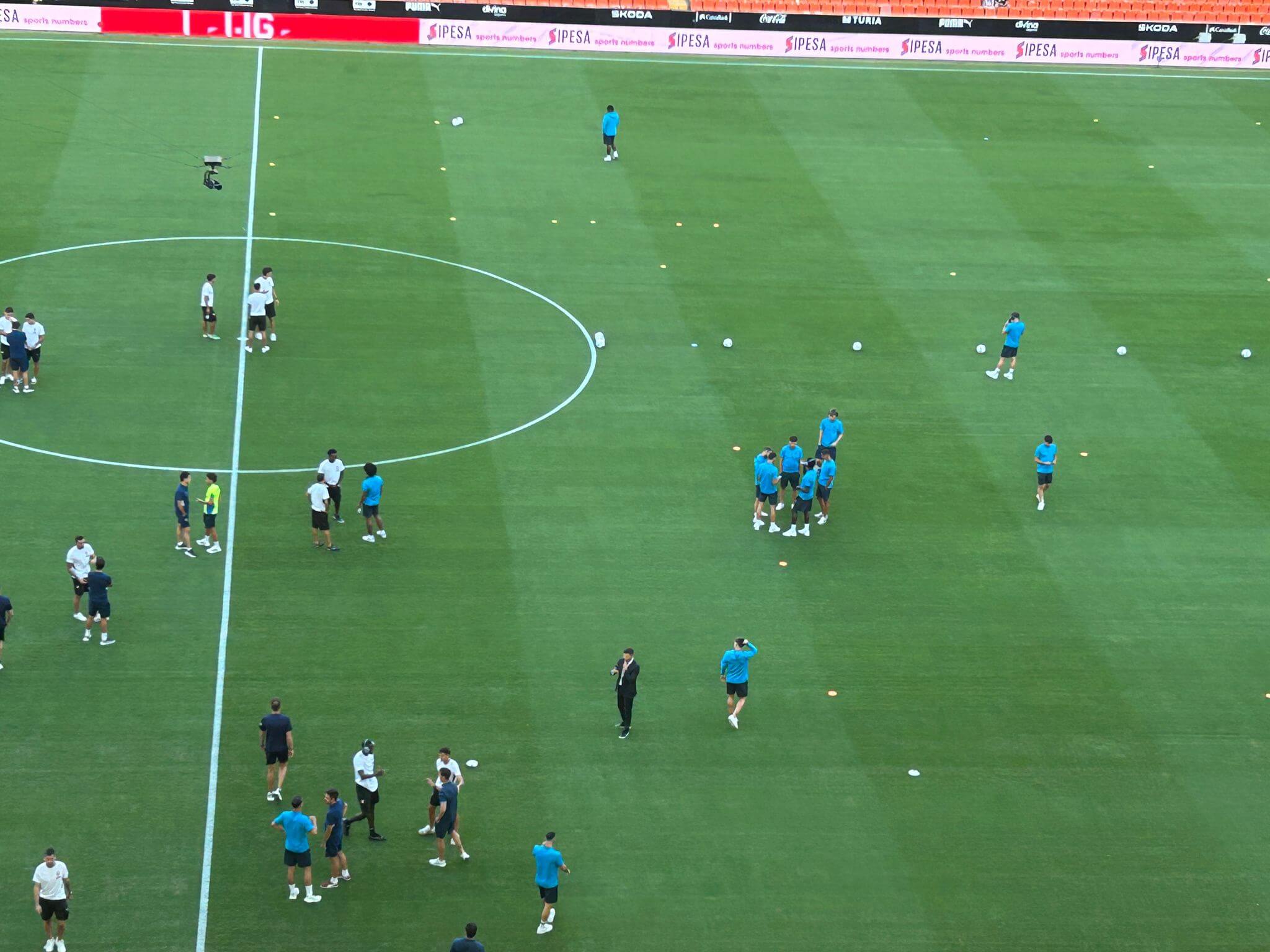 El Getafe en Mestalla