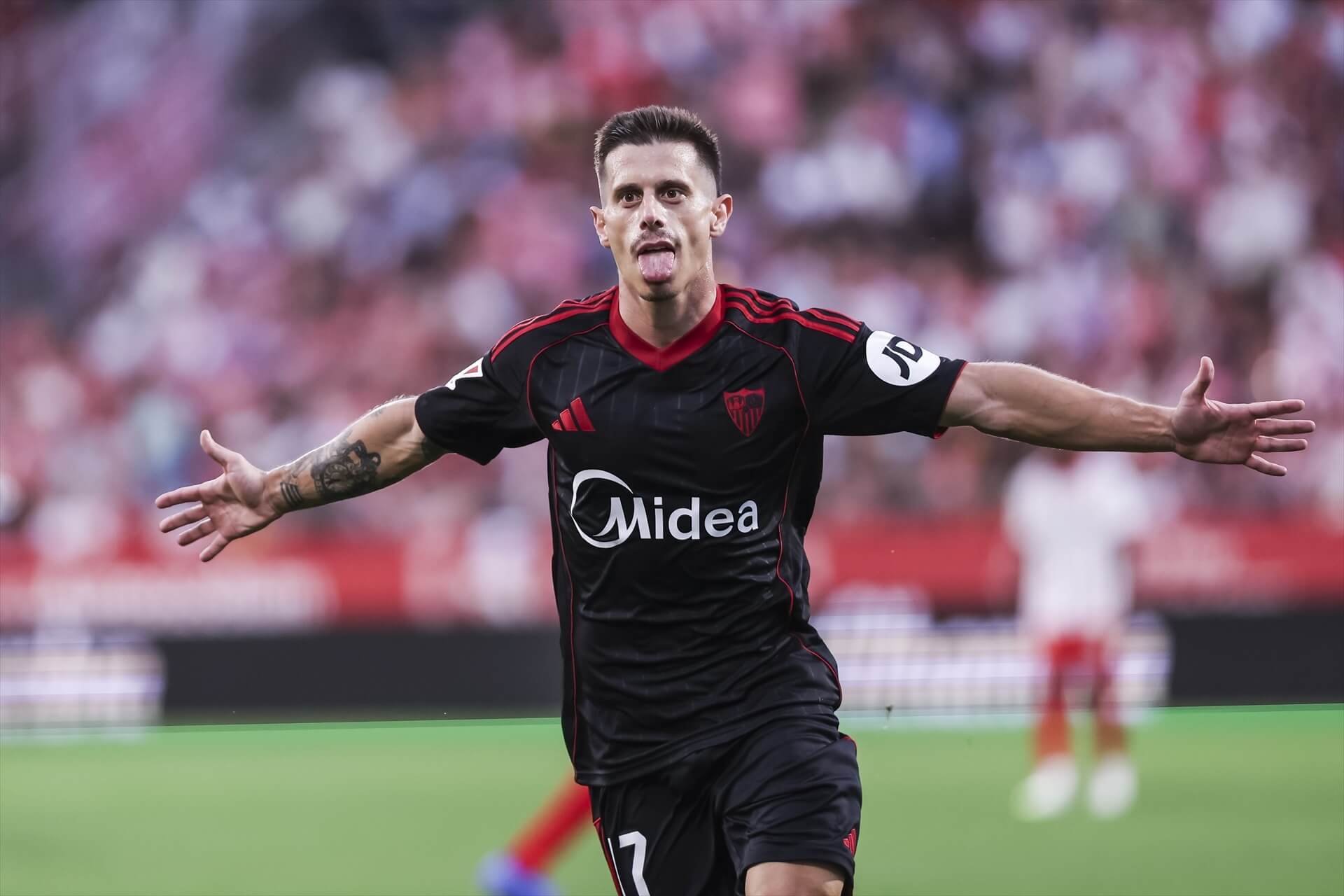 Alfon celebra su gol al Girona (Foto: Europa Press)