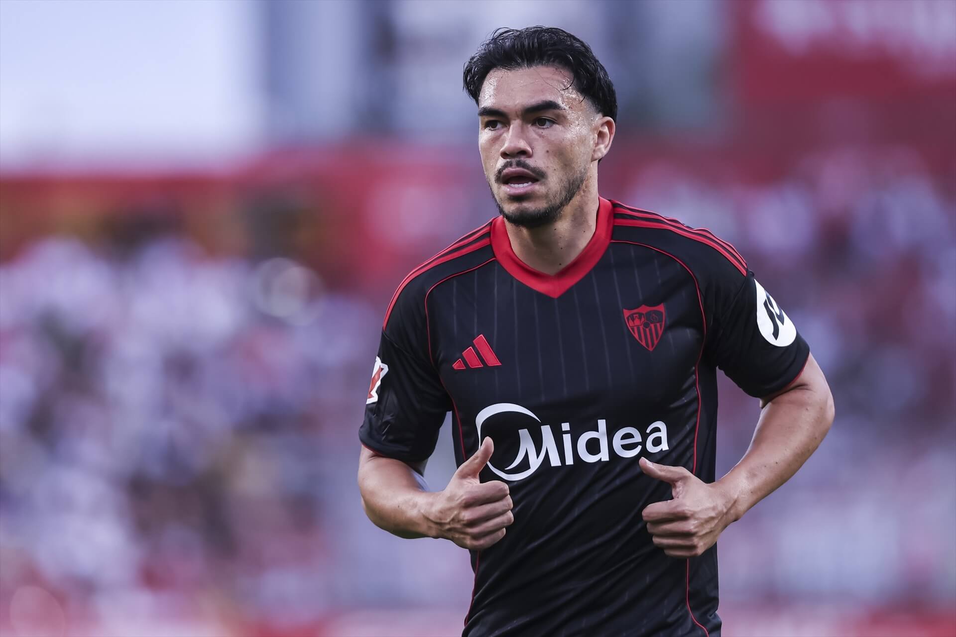 Gabriel Suazo, ante el Girona (Foto: Europa Press)