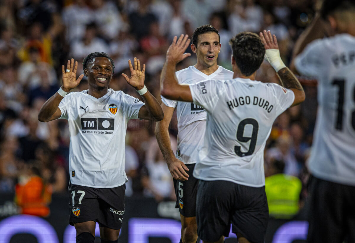 Gol de Hugo Duro (Foto: Valencia CF)