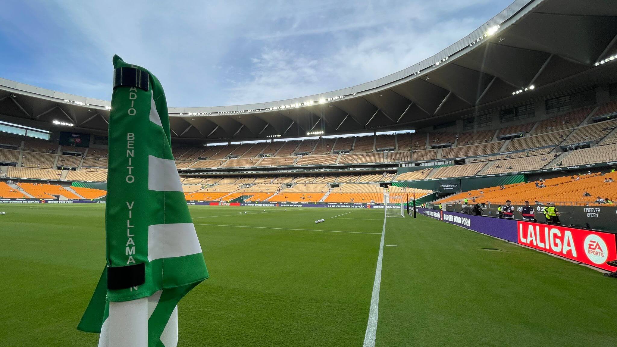 Imagen de la previa del Betis-Athletic (Foto: Kiko Hurtado).
