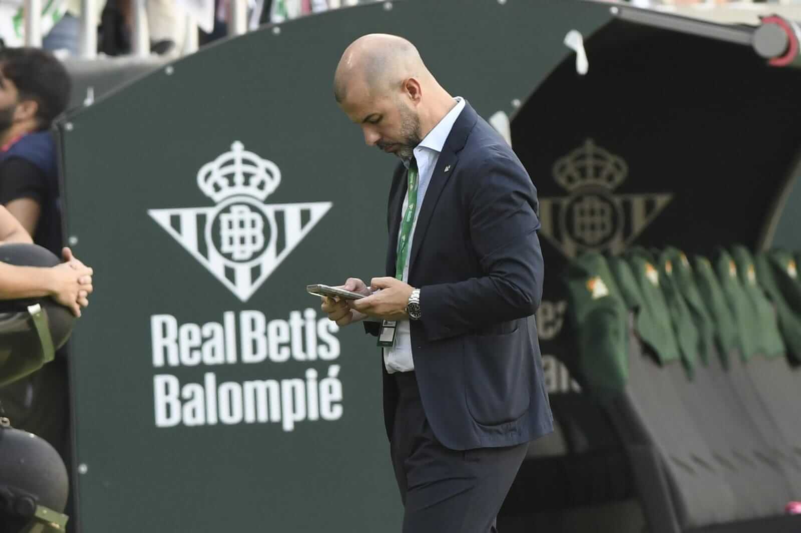 Manu Fajardo, en la previa del Betis-Athletic (Foto: Kiko Hurtado).