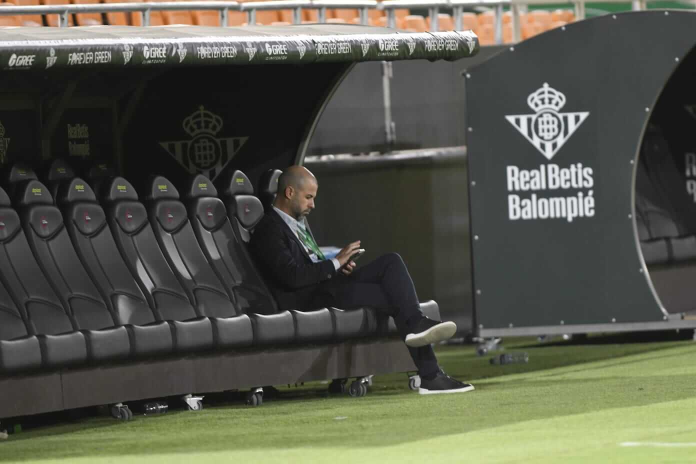 Manu Fajardo, tras el Betis - Athletic (Foto: Kiko Hurtado).