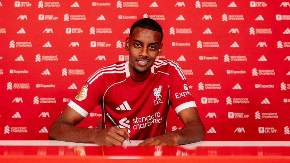 Alexander Isak, nuevo fichaje del Liverpool (Foto: LFC).