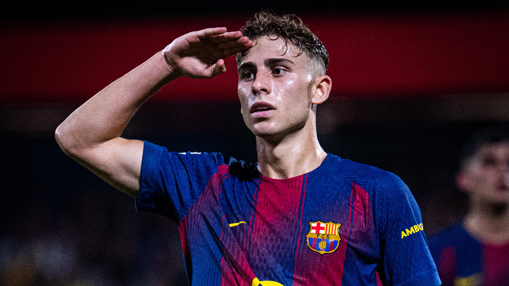Fermin López, celebrando su gol contra el Valencia (Cordon Press)