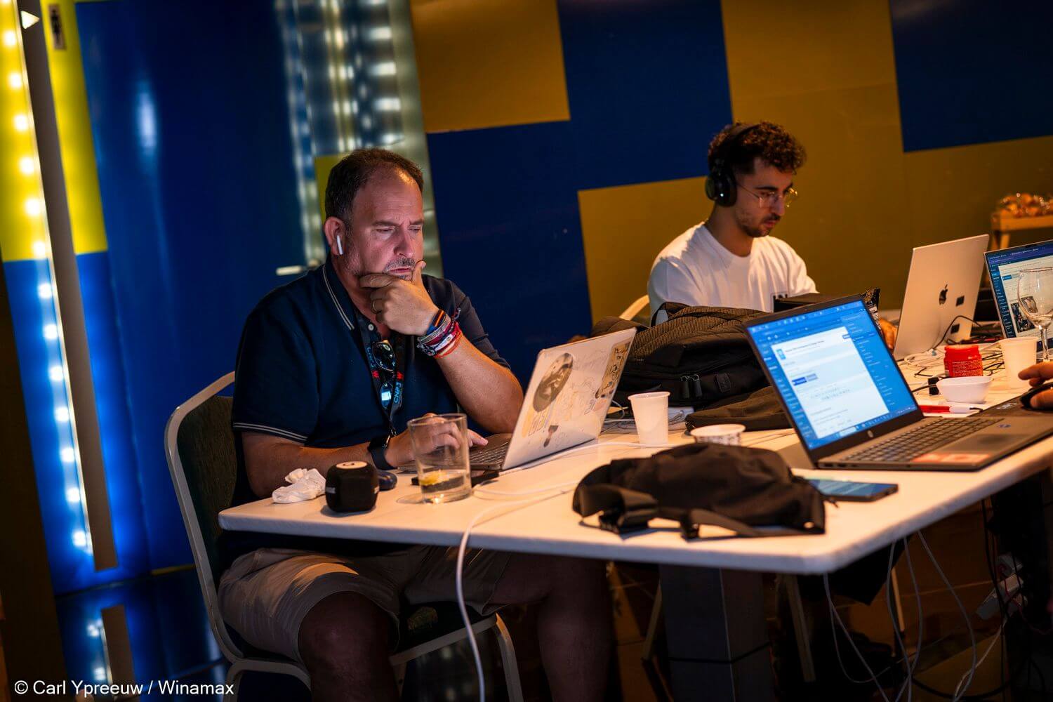La sala de prensa