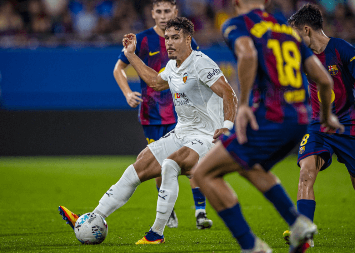 El Valencia sucumbió en Barcelona