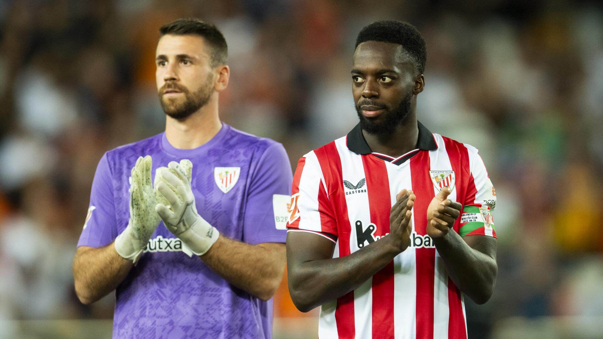 Unai Simón e Iñaki Williams titulares en Mestalla ante el Valencia (Foto: Athletic Club).