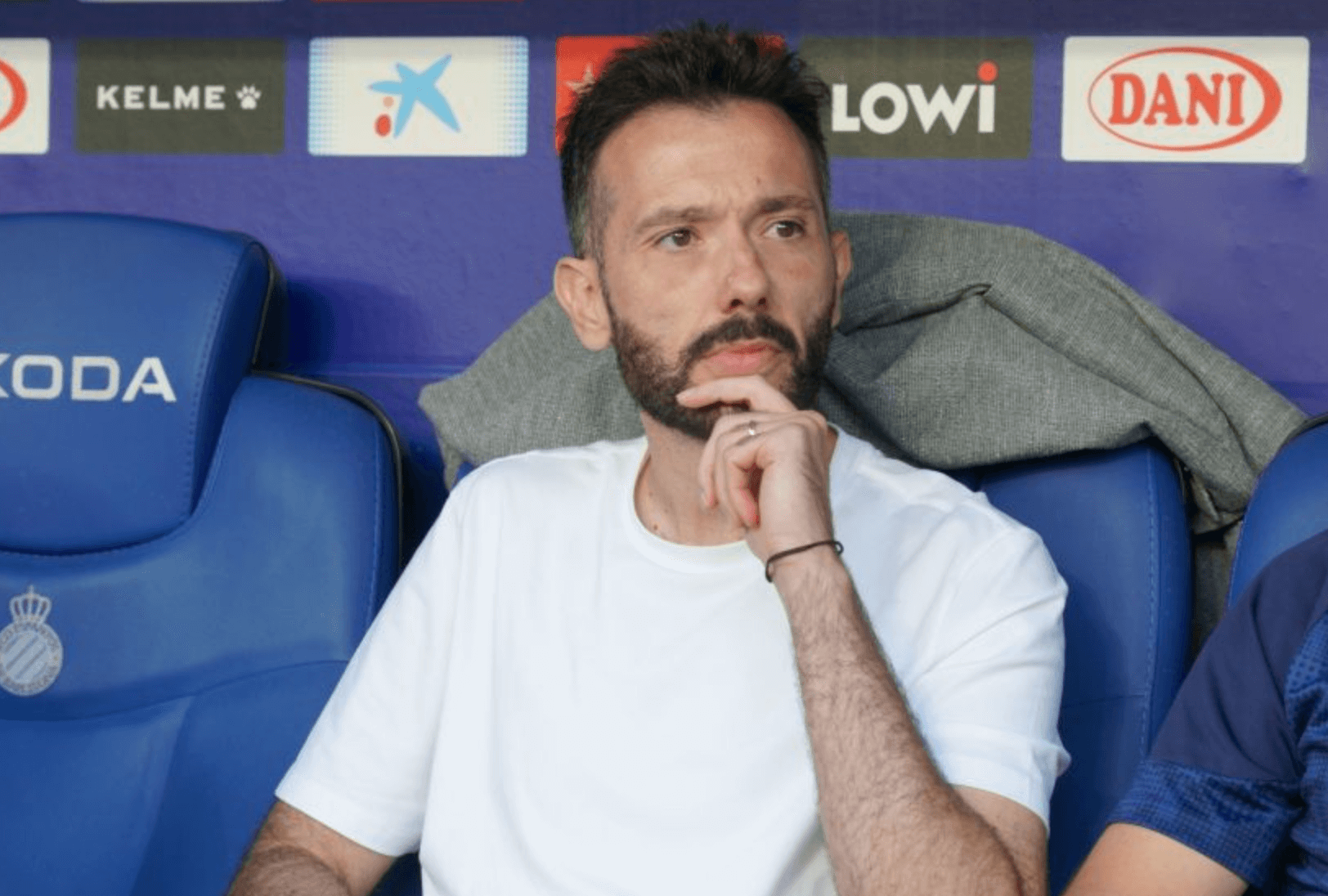 Carlos Corberán ante el Espanyol (Foto: LALIGA)