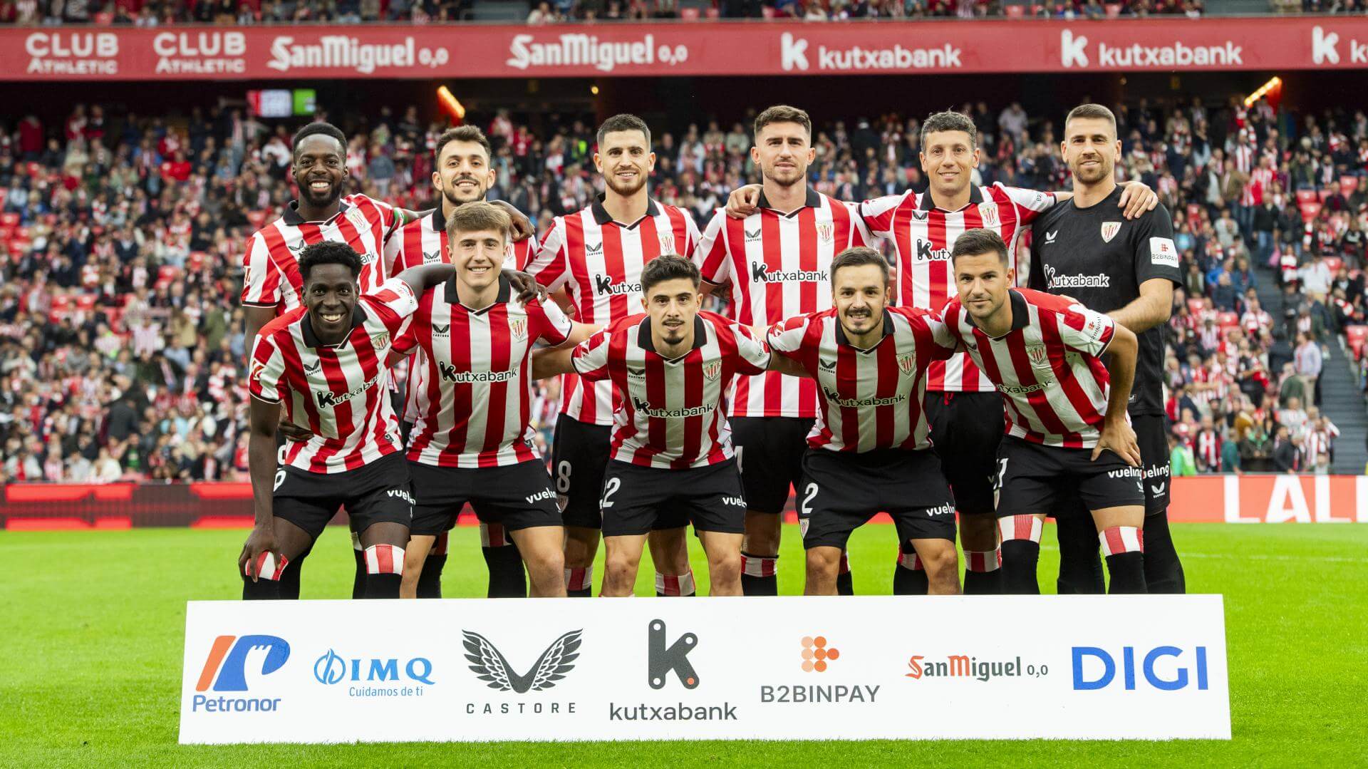 Este es el once que sacaba Ernesto Valverde ante el Girona en San Mamés (Foto: Athletic Club).