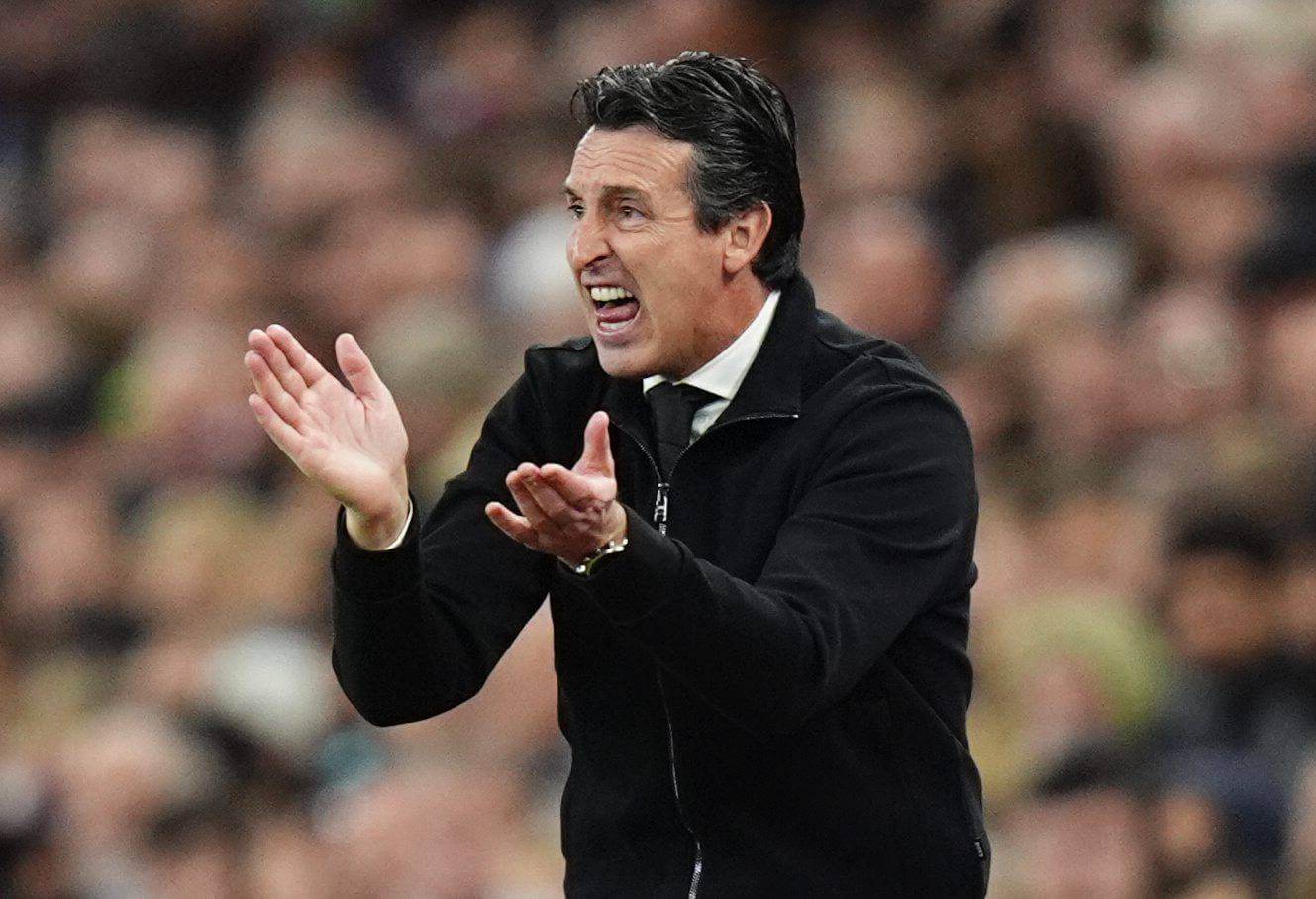 Unai Emery, en un partido del Aston Villa (FOTO: Cordón Press).