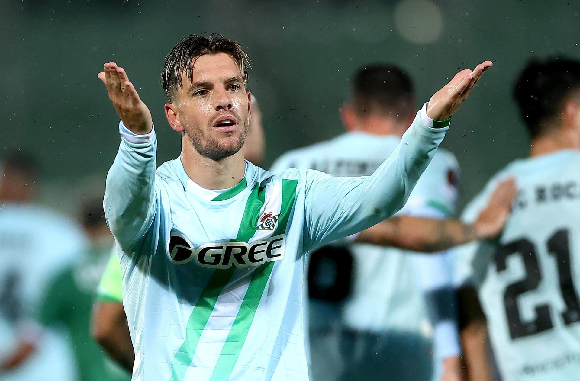 Lo Celso celebra su gol al Ludogorets (Foto: EFE)