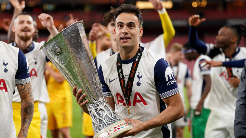 Sergio Reguilón gana la Europa League con el Tottenham (Cordon Press)