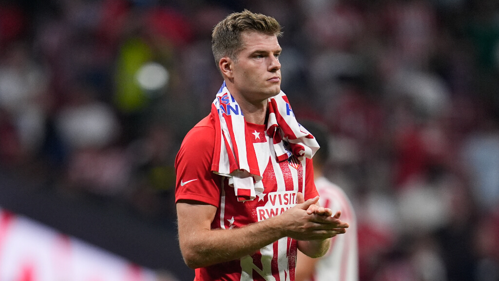 Alexander Sorloth tras un partido con el Atlético de Madrid (Fuente: Europa Press)