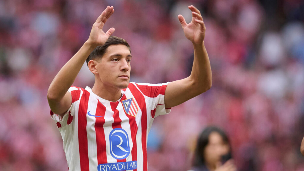 Nahuel Molina en un partido del Atlético de Madrid (Cordon Press)