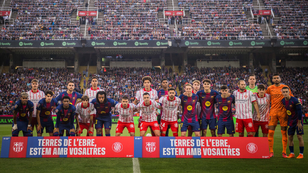 Los titulares en el Barça - Girona (Foto: X)