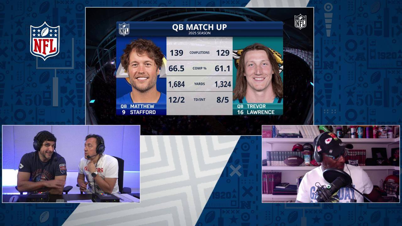 La comparativa de los dos QB.