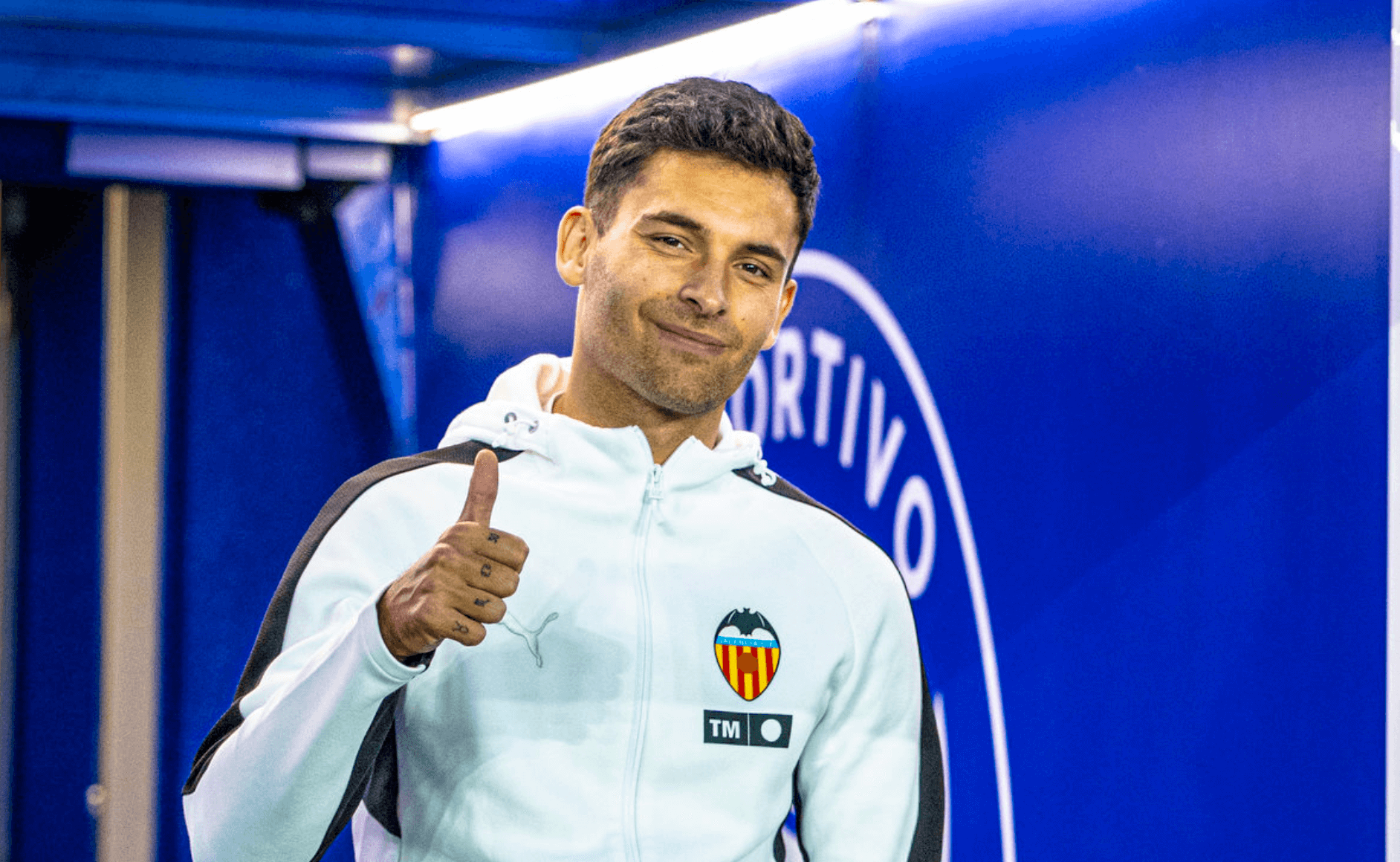 Hugo Duro en Vitoria (Foto: Valencia CF)
