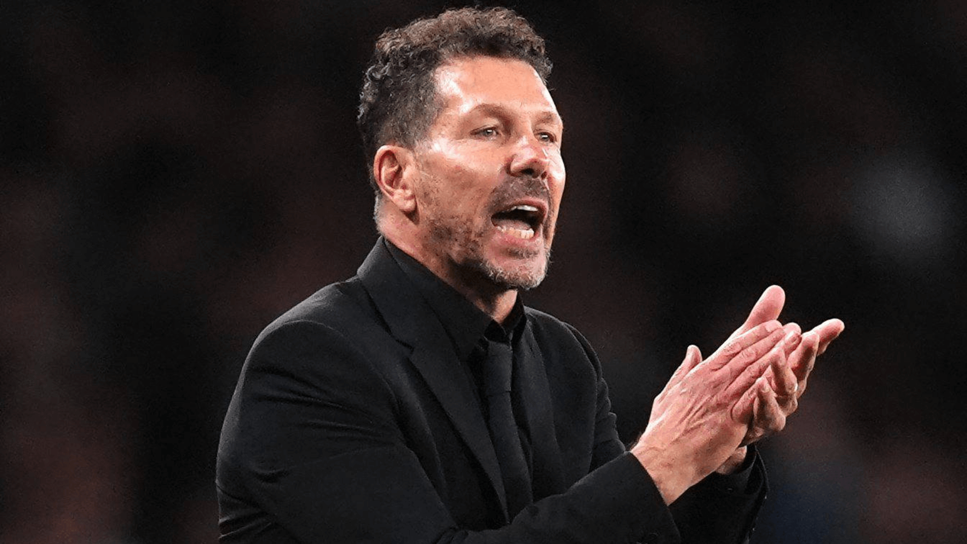 Diego Pablo Simeone, en el Arsenal-Atlético (Foto: Cordon Press).