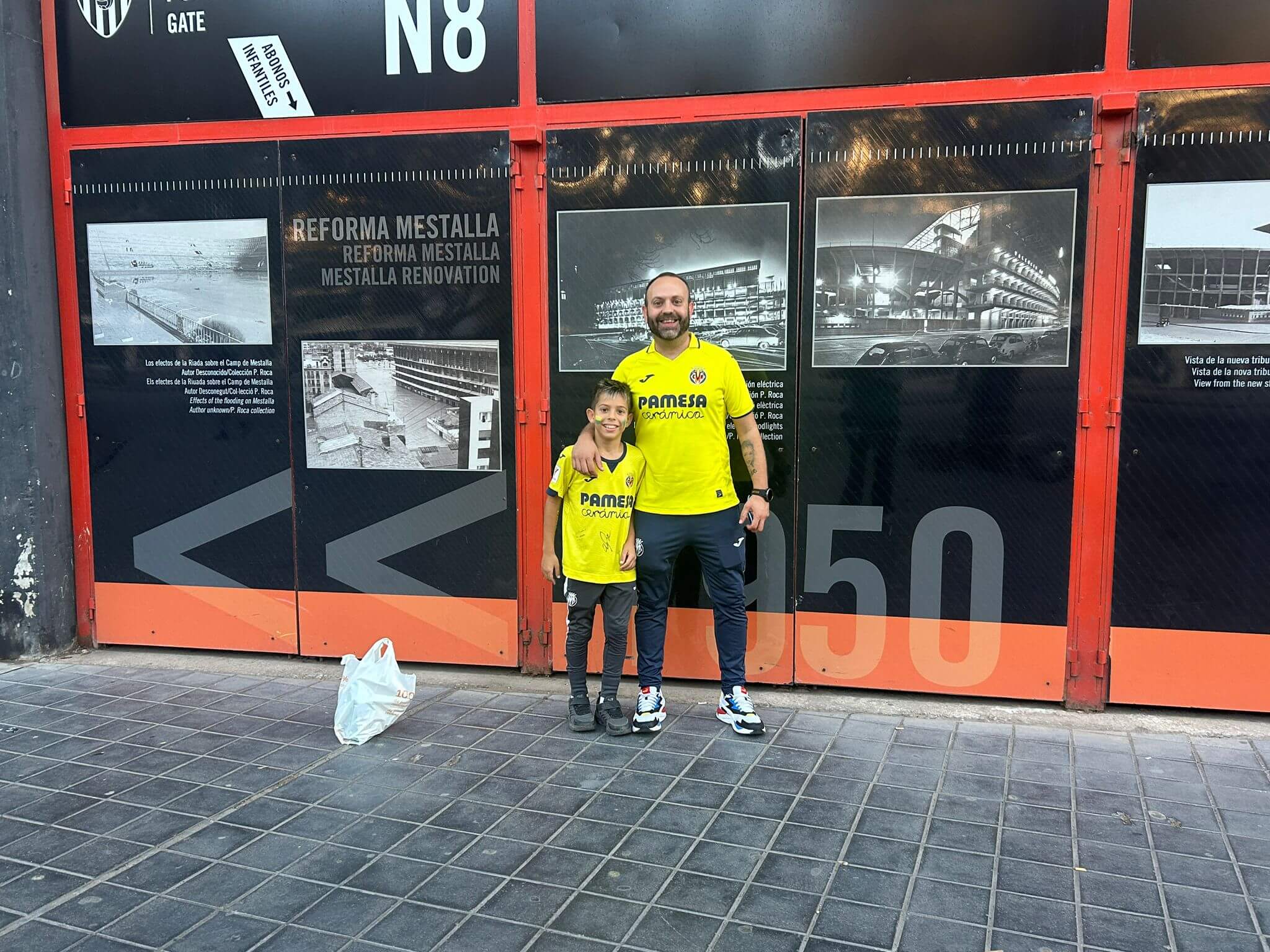 Curva Nord fuera de Mestalla