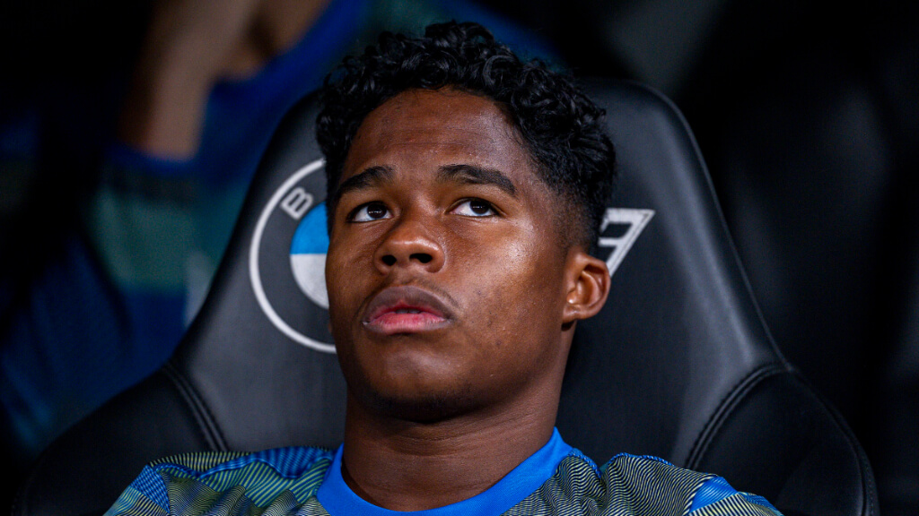 Endrick en el banquillo del Real Madrid (Cordon Press)