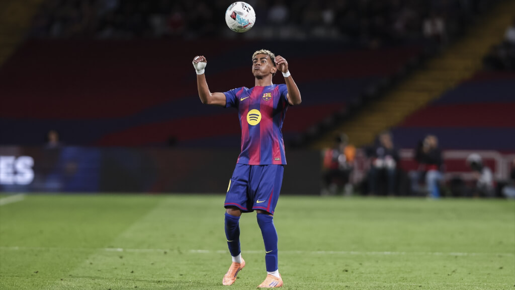 Lamine Yamal en un partido ante el Elche (Foto: Europa Press)