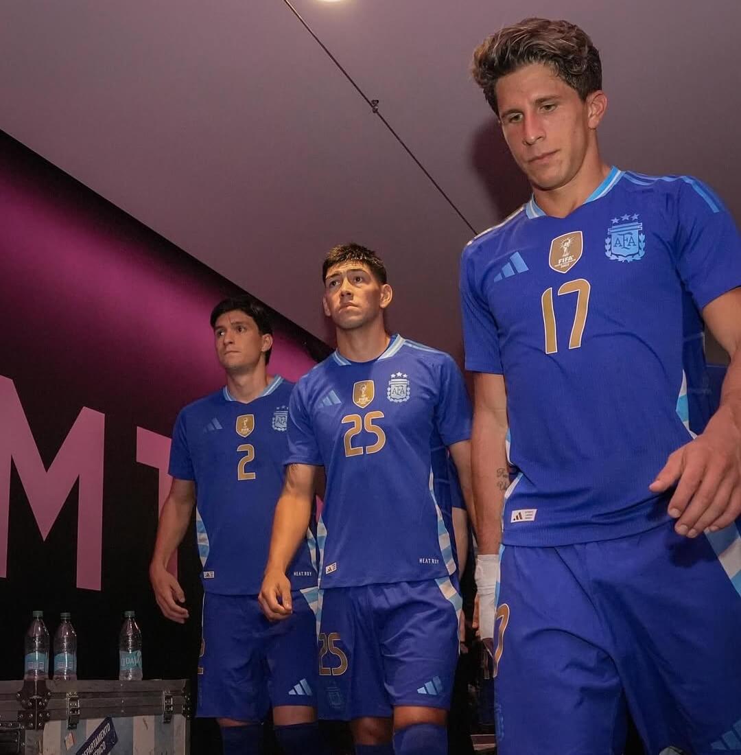 Lautaro Rivero y Giuliano Simeone con Argentina (Instagram)