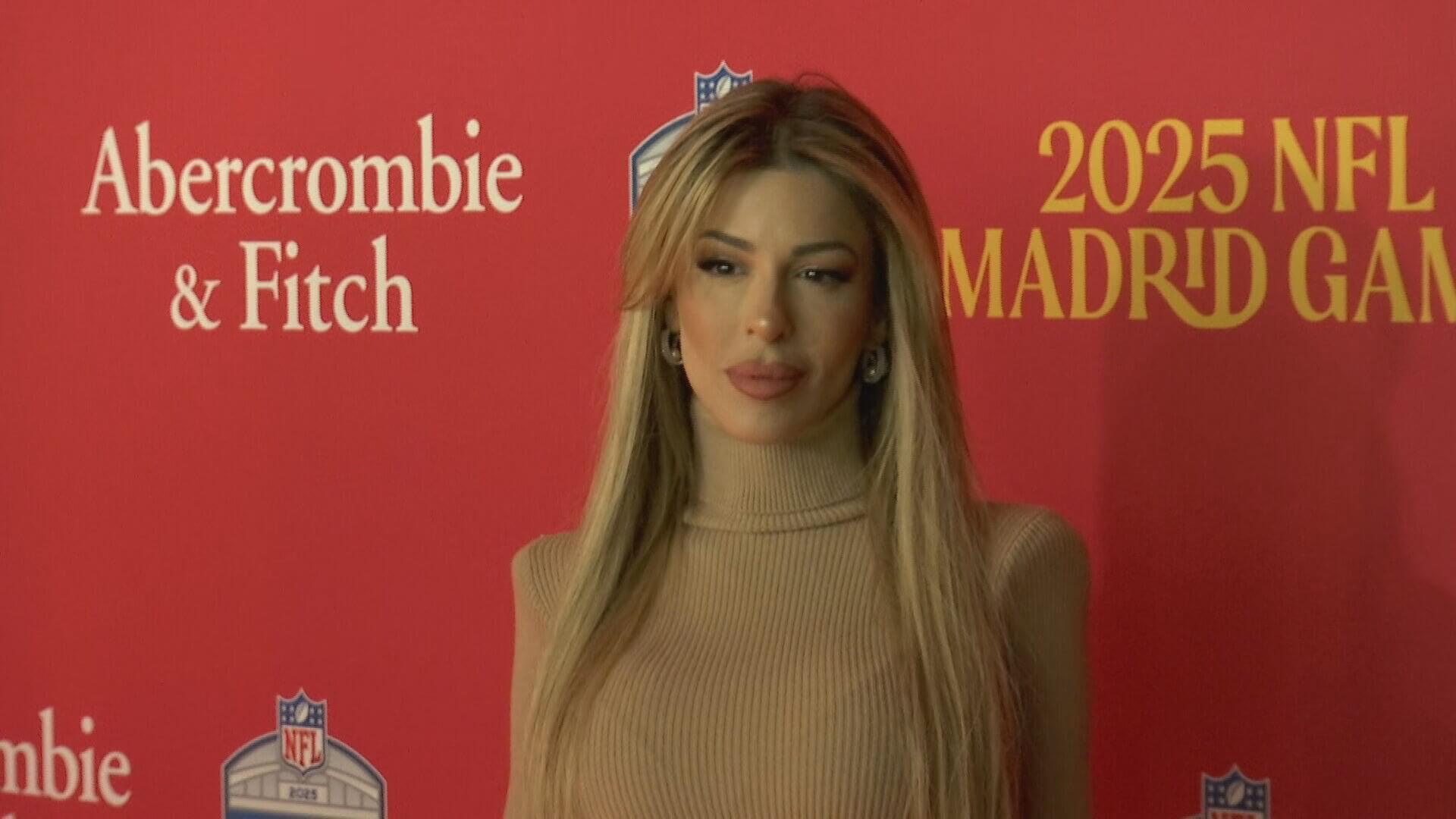 Oriana Marzoli, en la alfombra roja del Madrid Game. 