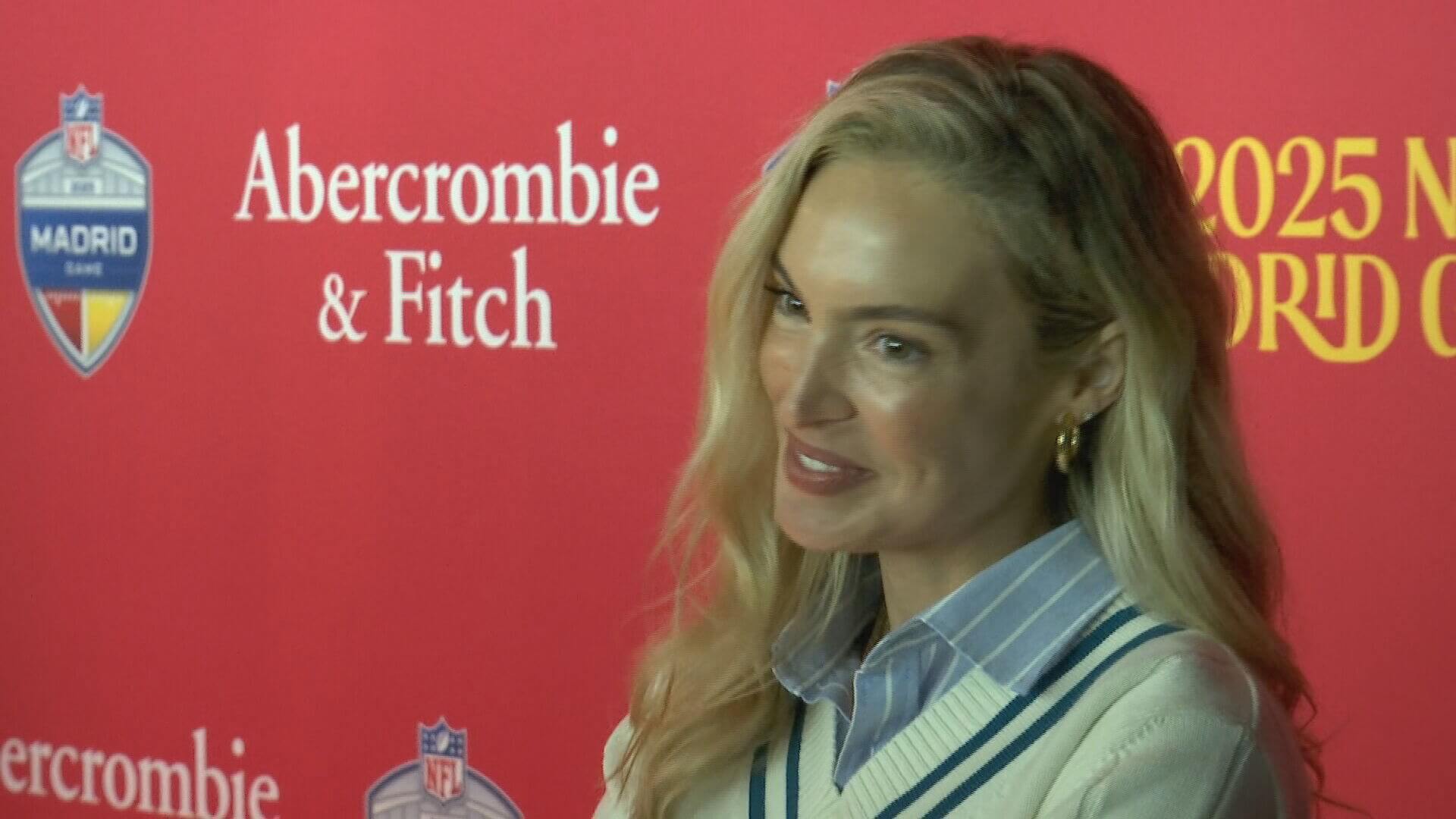 Isable Forner, en la alfombra roja del Madrid Game. 