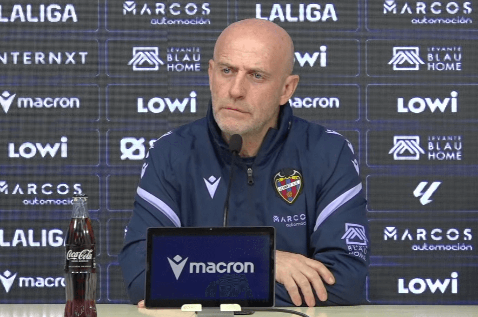 Calero en rueda de prensa