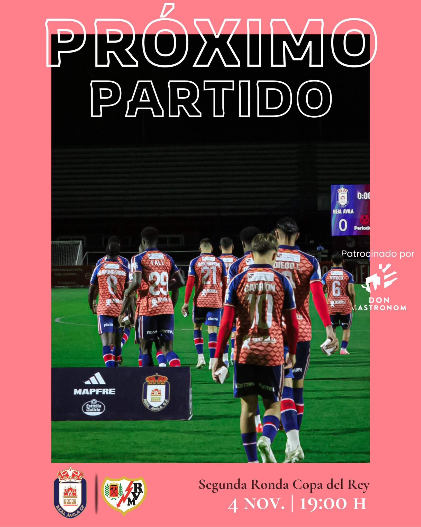 Real Ávila - Rayo Vallecano