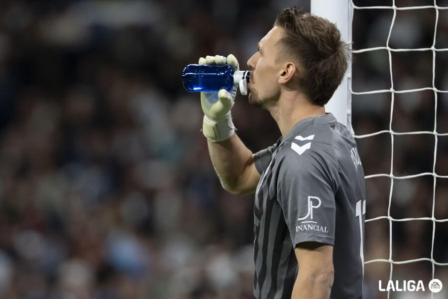 Radu, durante el Madrid-Celta (Foto: LALIGA).
