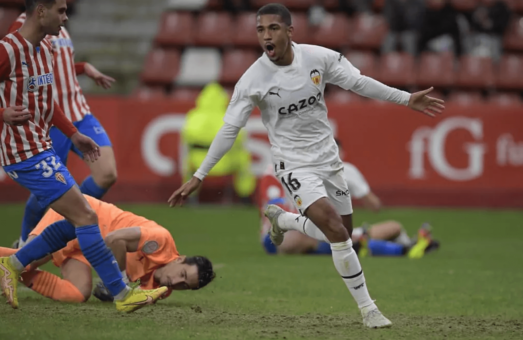  Imagen de un Sporting-Valencia CF