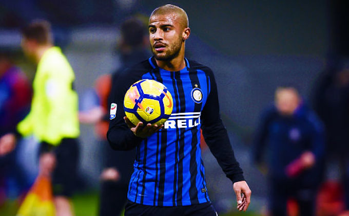 Rafinha, en un partido del Inter.