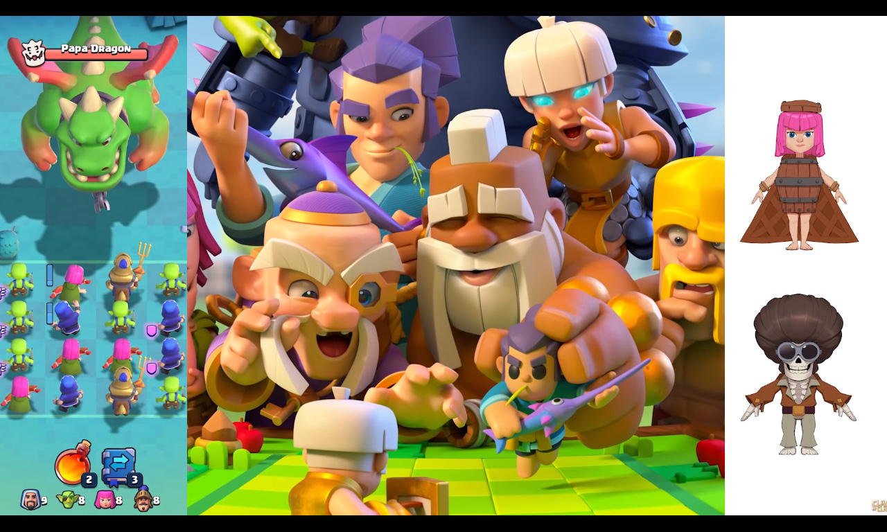 Chess Royale  Clash royale imagenes, Clash royale, Ideas de personajes