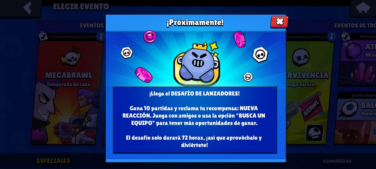 Brawl Stars: bombazo para la Megahucha ¡4 eventos seguidos!