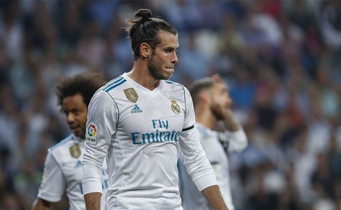 Bale, en un partido del Real Madrid.