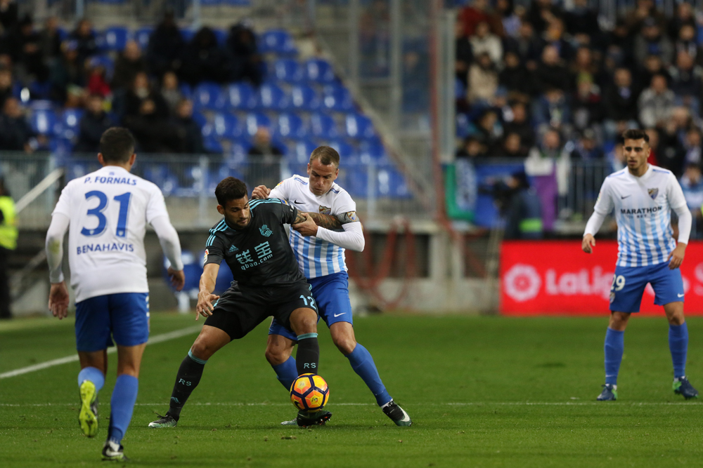 Galería De Imágenes Málaga CF Vs Real Sociedad | Jornada 18 | Liga 2016 ...