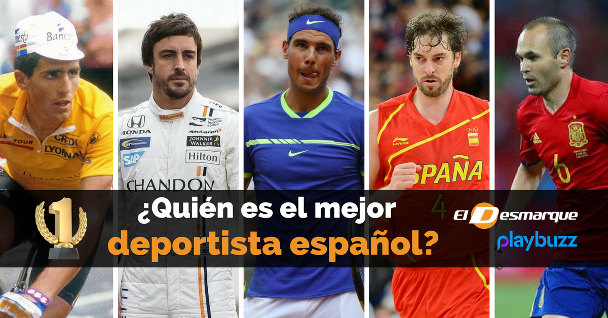 Mejores Deportistas Españoles De La Historia | Encuesta Para La Mejor ...