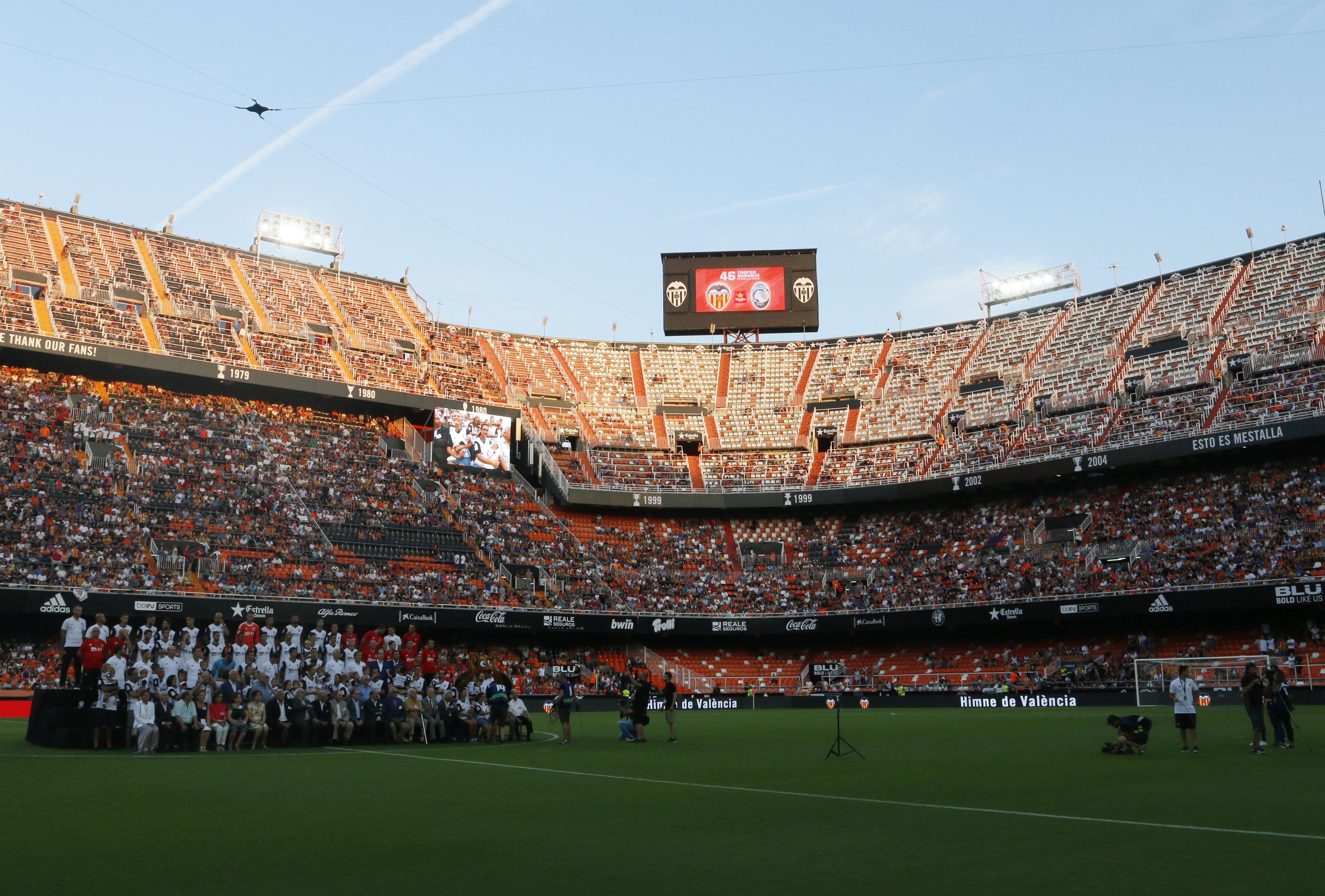 Presentación del Valencia CF en Mestalla.