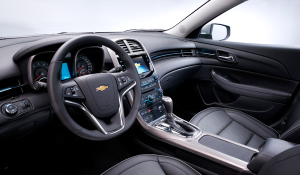 Interior del Chevrolet Malibu.