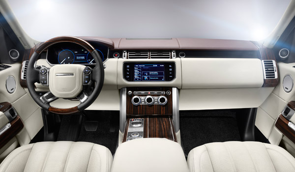 Interior del Range Rover 2013.