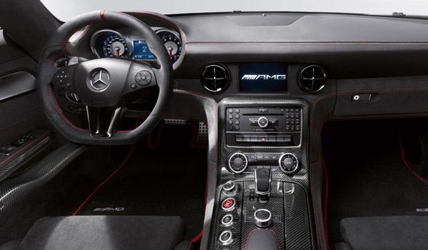 Interior SLS AMG Black Series.