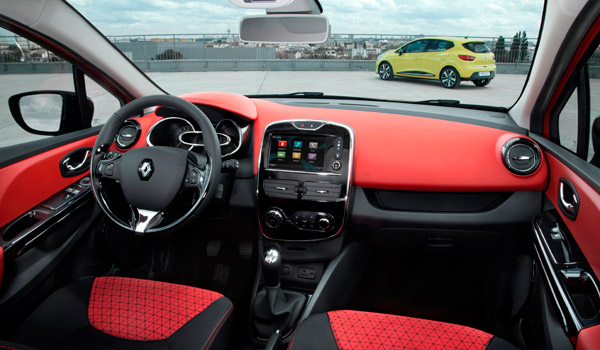 Interior del Renault Clio IV.
