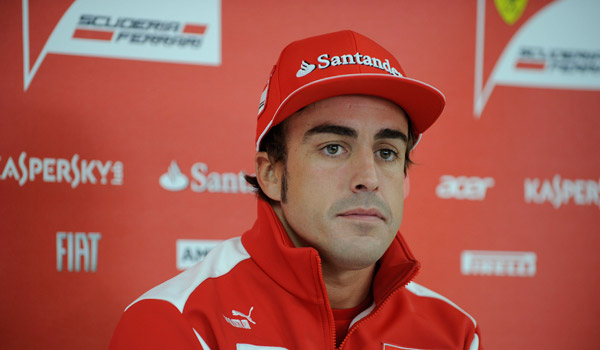 Alonso, en rueda de prensa.