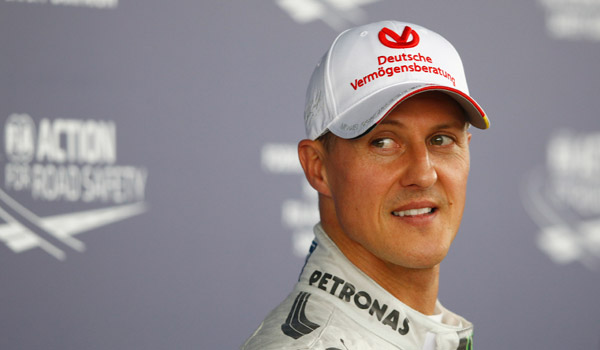 Michael Schumacher, piloto de Mercedes.