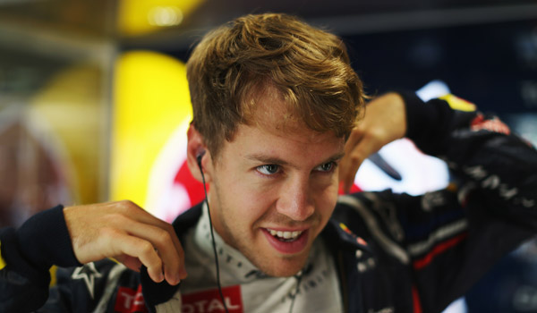 Vettel, en el Gran Premio de la India.