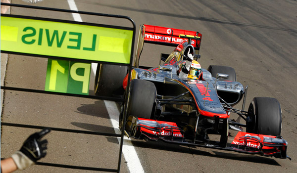 Hamilton, brillante ganador en Monza.